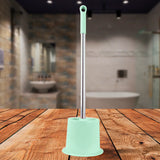 Cepillo con Base para Baño, Color Verde Pastel