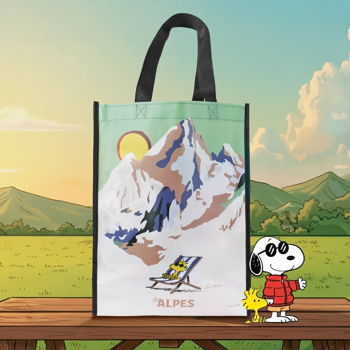 Bolsa Ecológica NavideÃ±a, Peanuts, Alpes