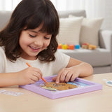 Set Marco con Cuentas DIY, Capibara, Color Morado