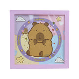 Set Marco con Cuentas DIY, Capibara, Color Morado