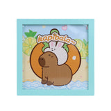 Set Marco con Cuentas DIY, Capibara, Color Azul