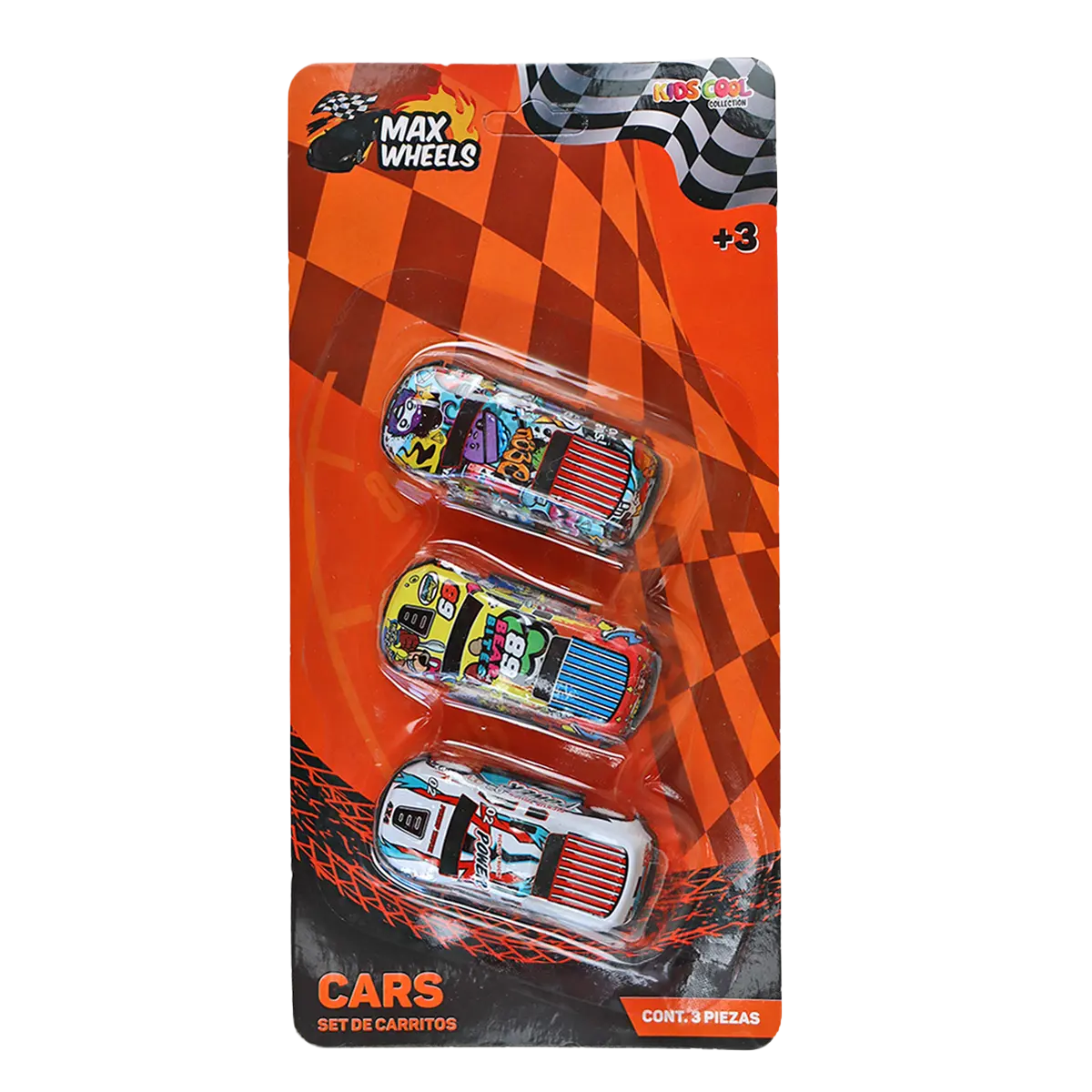 Set de Carritos, 3 pzas