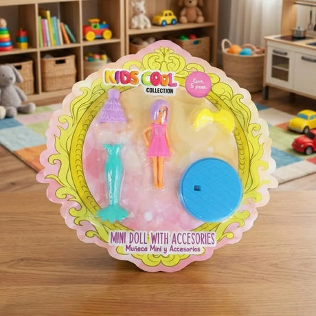 Set de Muñeca con Accesorios, 5 pzas