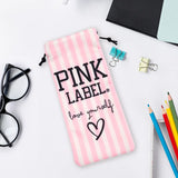 Estuche para Lentes, Pink Label, Color Rosa