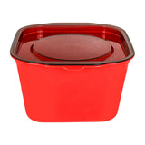 Contenedor de Plástico, Color Rojo