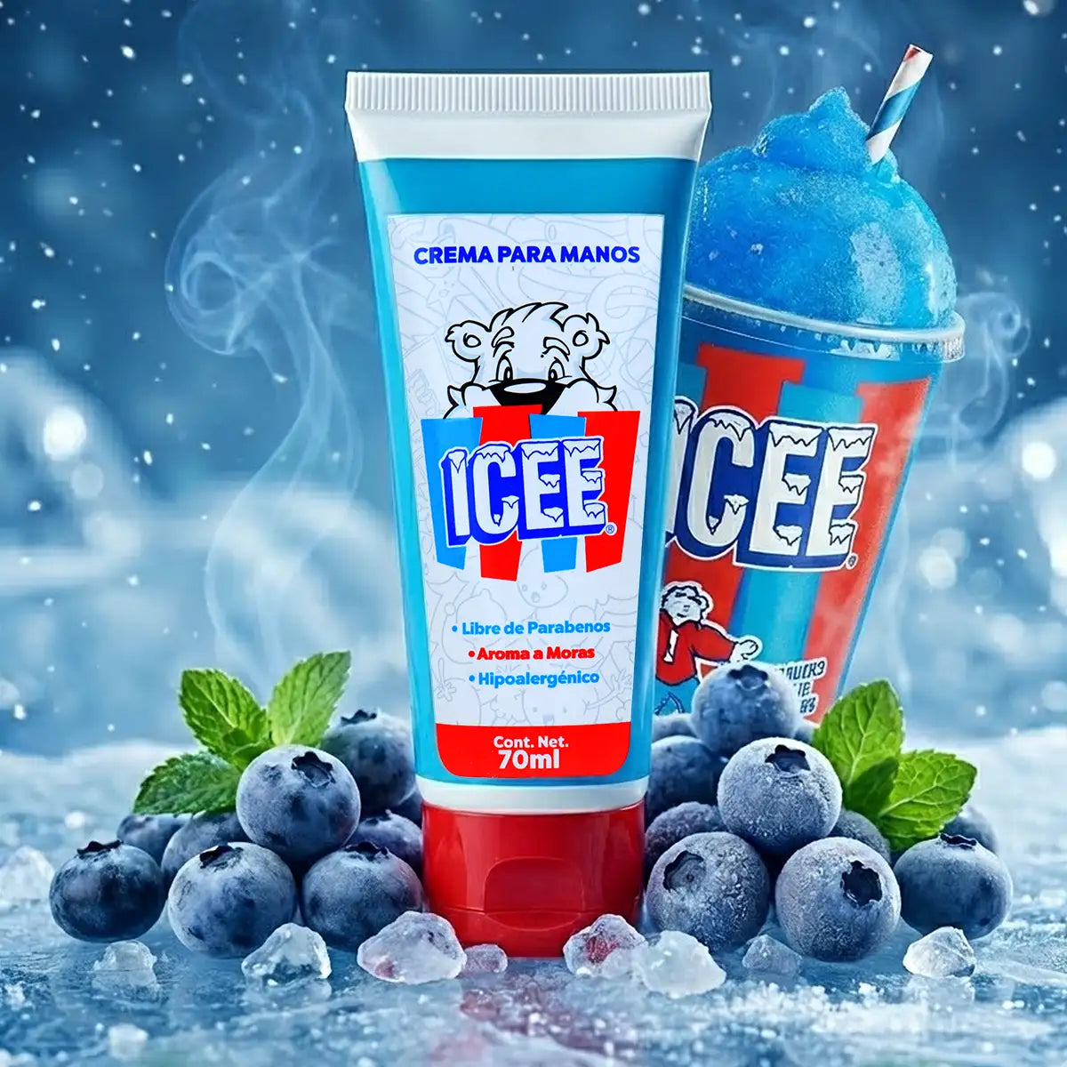 Crema para Manos, Aroma Mora, ICEE