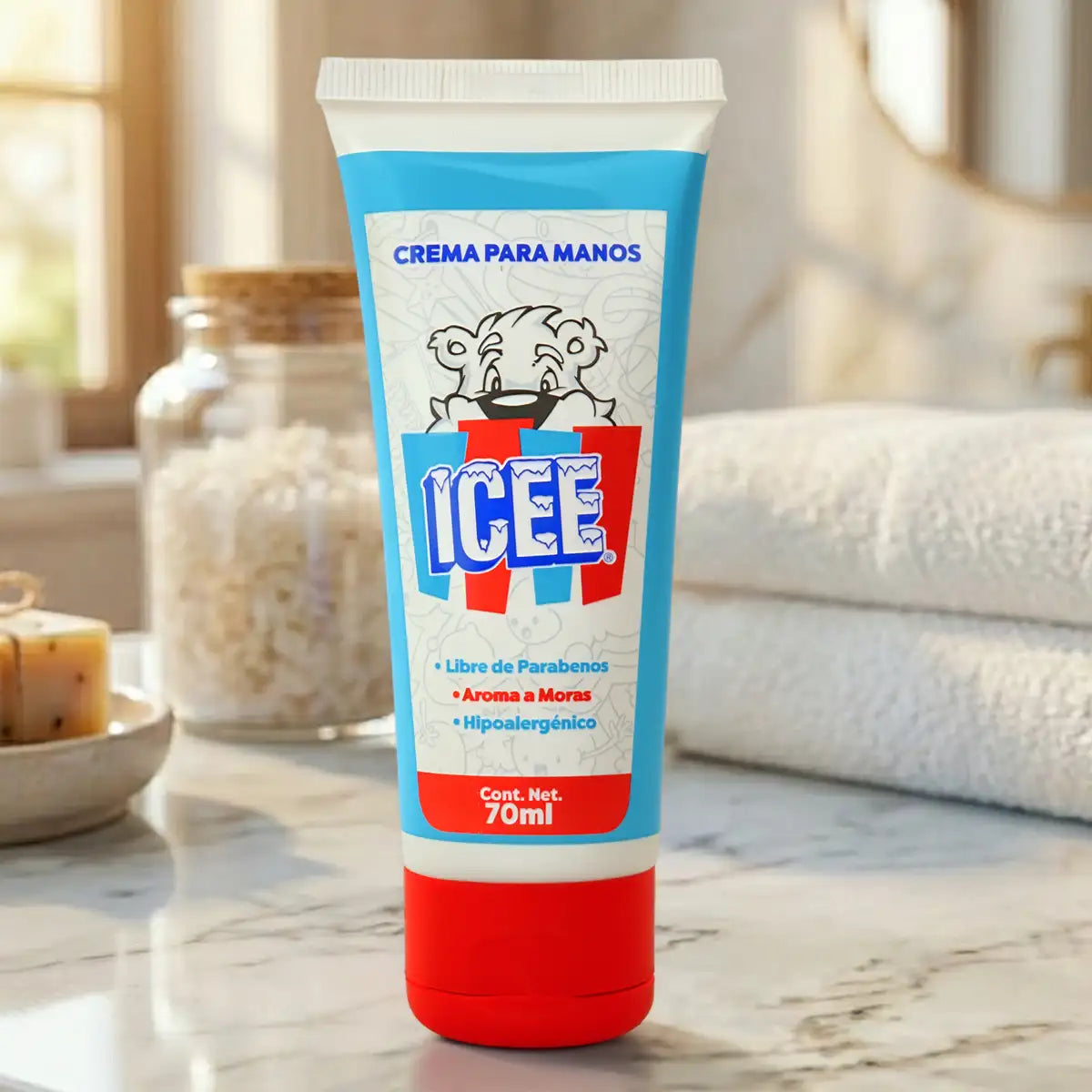 Crema para Manos, Aroma Mora, ICEE
