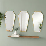 Set de Espejos Decorativos, Figura, 3 pzas
