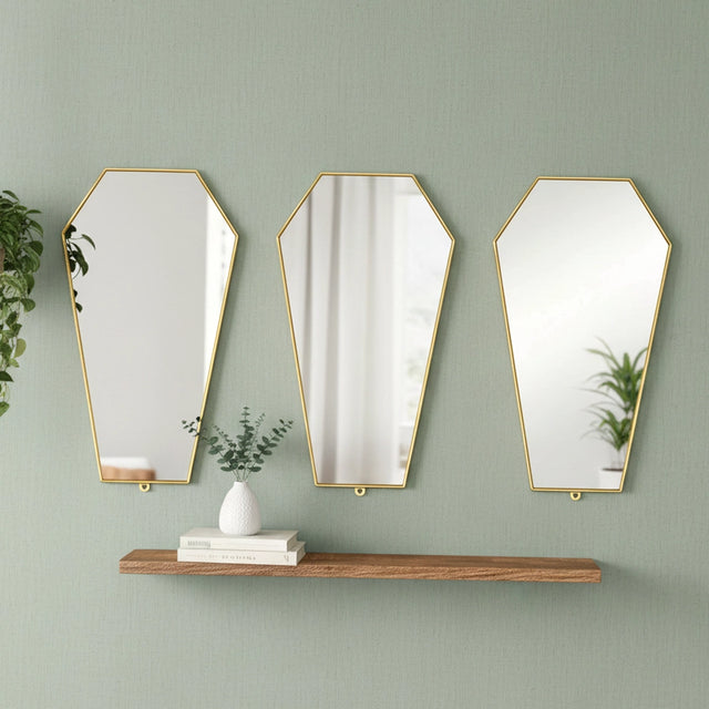 Set de Espejos Decorativos, Figura, 3 pzas