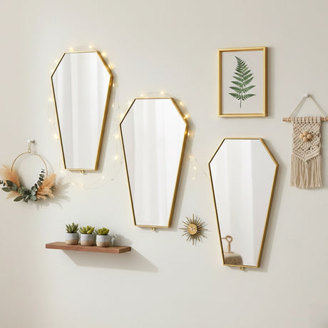 Set de Espejos Decorativos, Figura, 3 pzas