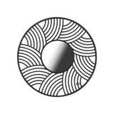 Set de Espejos Decorativos, Color Negro, 3 pzas