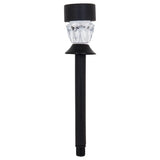 Estaca Solar, Diseño Diamante, Color Negro