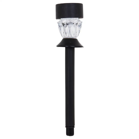 Estaca Solar, Diseño Diamante, Color Negro