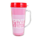 Botella de Plástico con Tapa, Pink Label