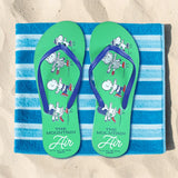 Sandalias, Peanuts, Color Verde