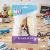 Carzana para Mascota, Cachete de Res, 2 pzas