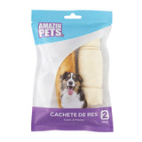 Carzana para Mascota, Cachete de Res, 2 pzas