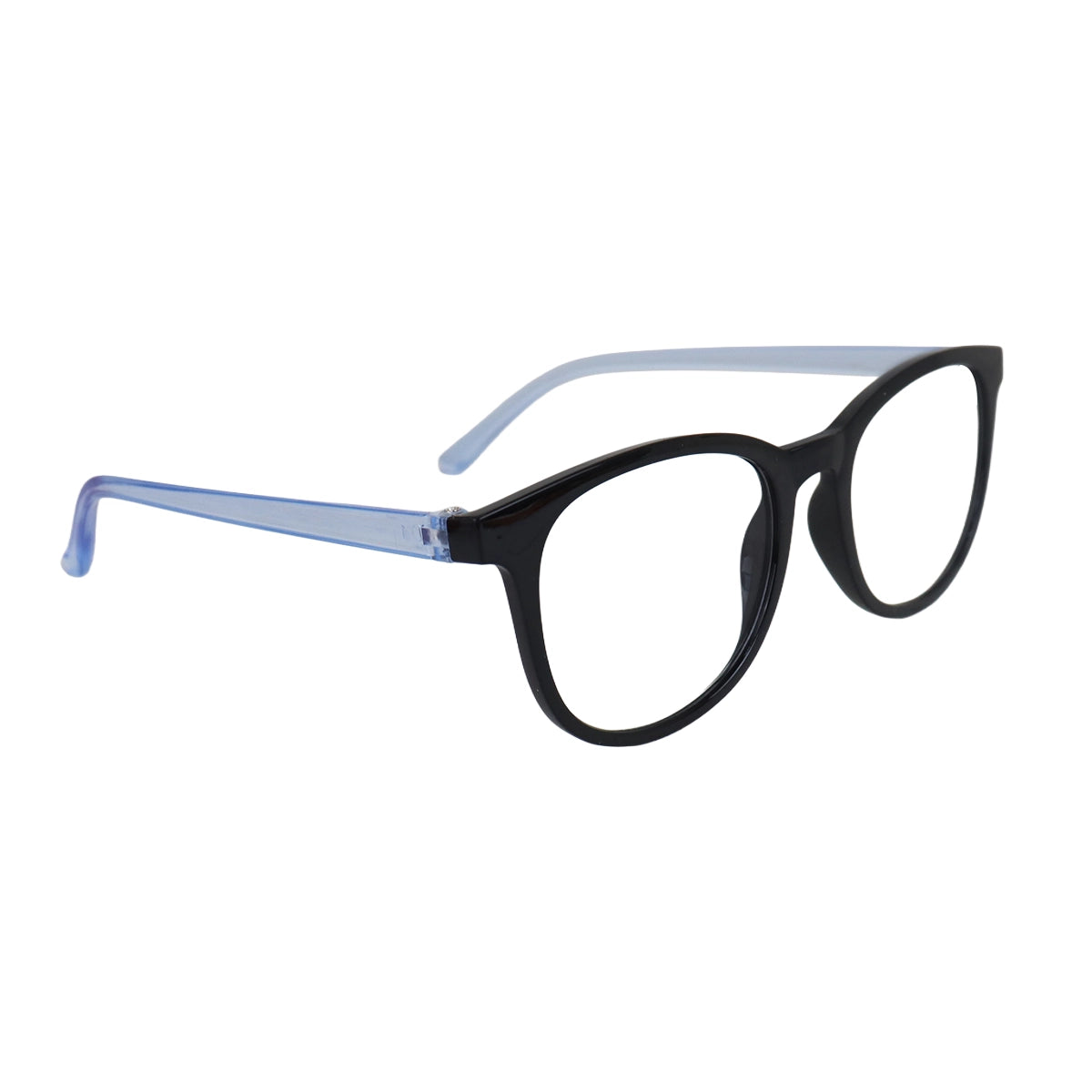 Lentes de Lectura, Color Negro y Azul, +4.00