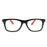 Lentes de Lectura, Rectangulares, Color Rojo y Negro, +1.50