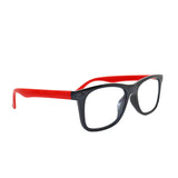 Lentes de Lectura, Rectangulares, Color Rojo y Negro, +1.50