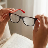 Lentes de Lectura, Color Negro y Rojo, +3.00