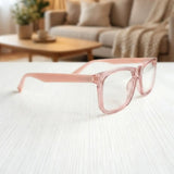 Lentes de Lectura, Color Rosa y Blanco, +3.50