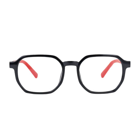 Lentes de Lectura, Color Negro y Rojo, +4.00