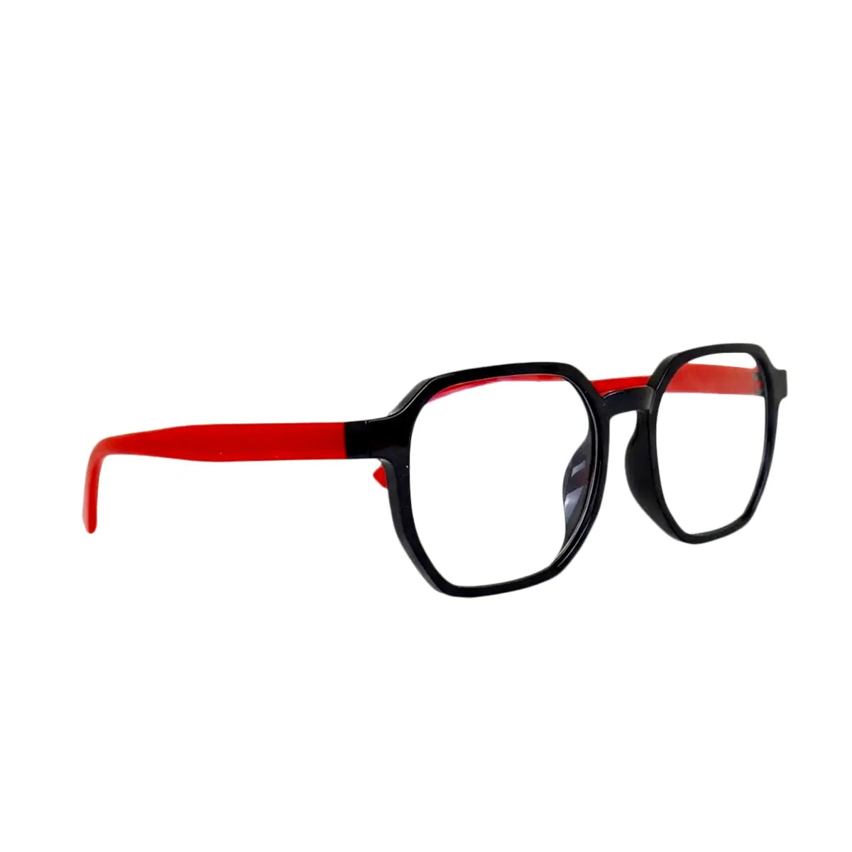 Lentes de Lectura, Color Negro y Rojo, +4.00