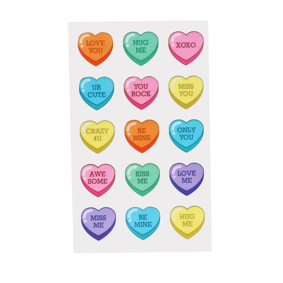 Sticker Corazón con Frases