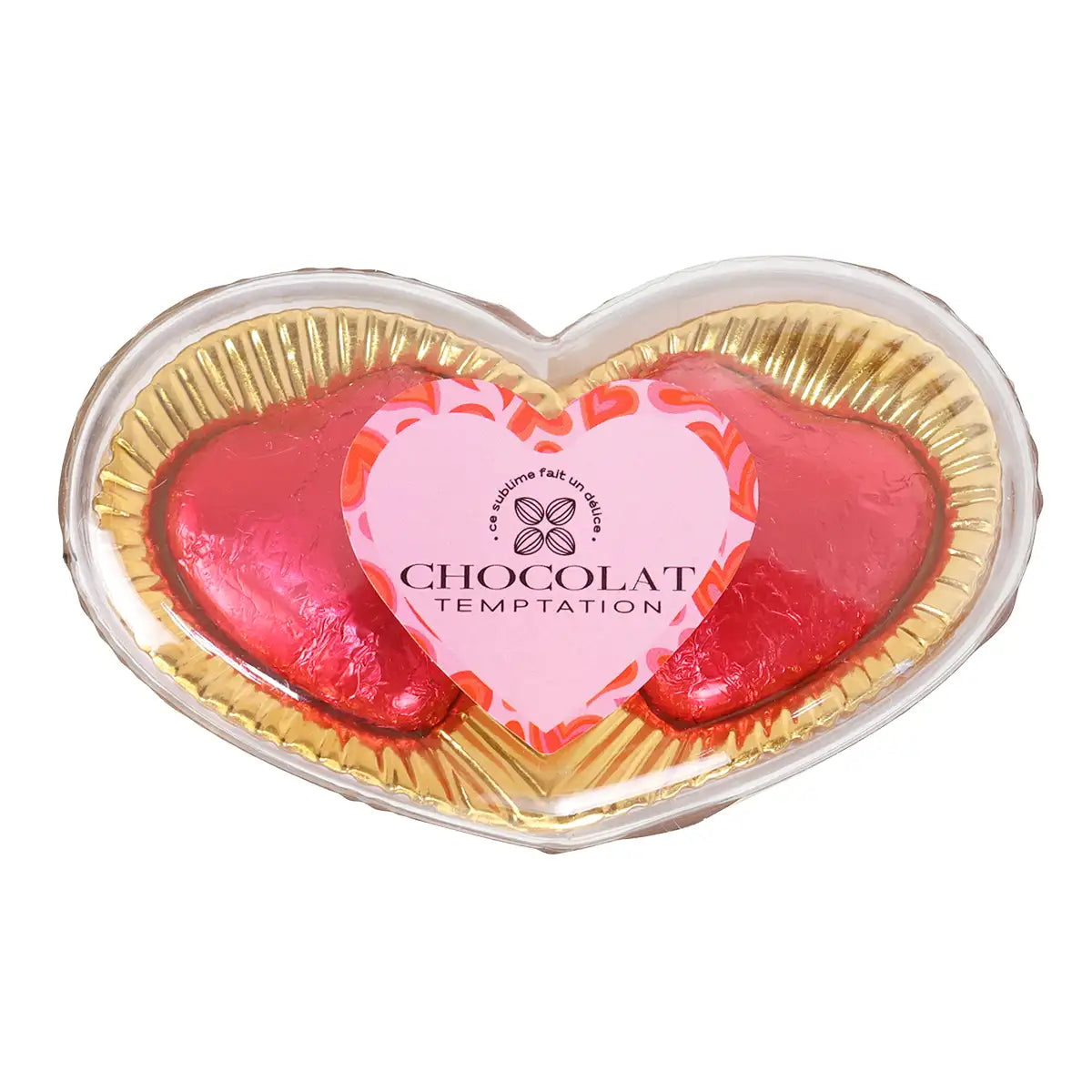 Chocolate, Caja Corazón, Color Rojo