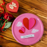 Lata de Galletas, Corazones, Color Rosa, 115 gr