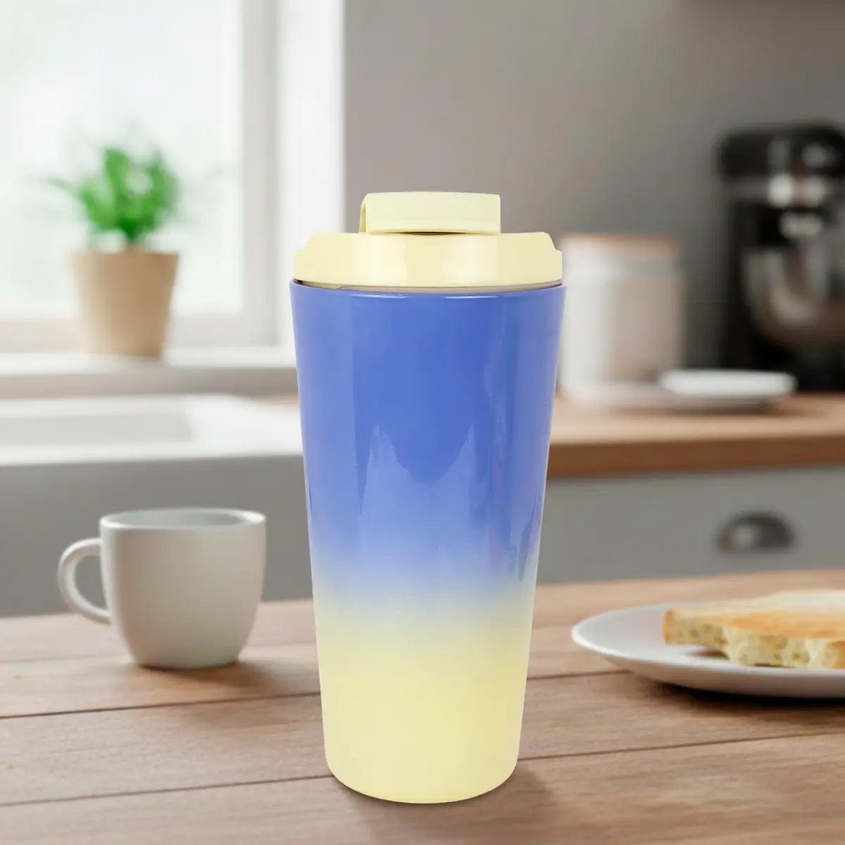 Termo de Plástico, Color Amarillo, 750 ml