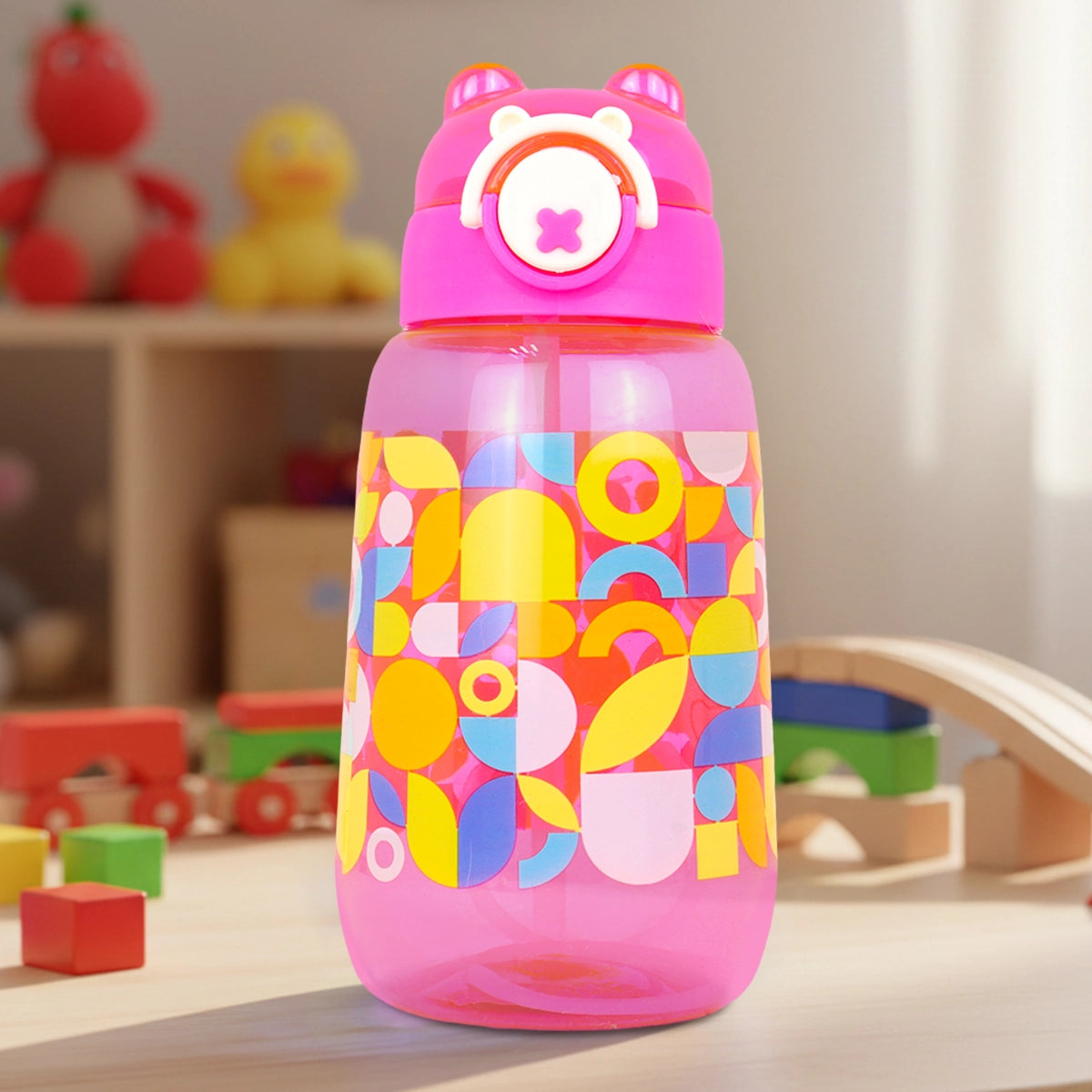 Botella de Agua, Diseño Osito, Peanuts, Color Rosa, 700 ml