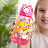 Botella de Agua, Diseño Osito, Peanuts, Color Rosa, 700 ml