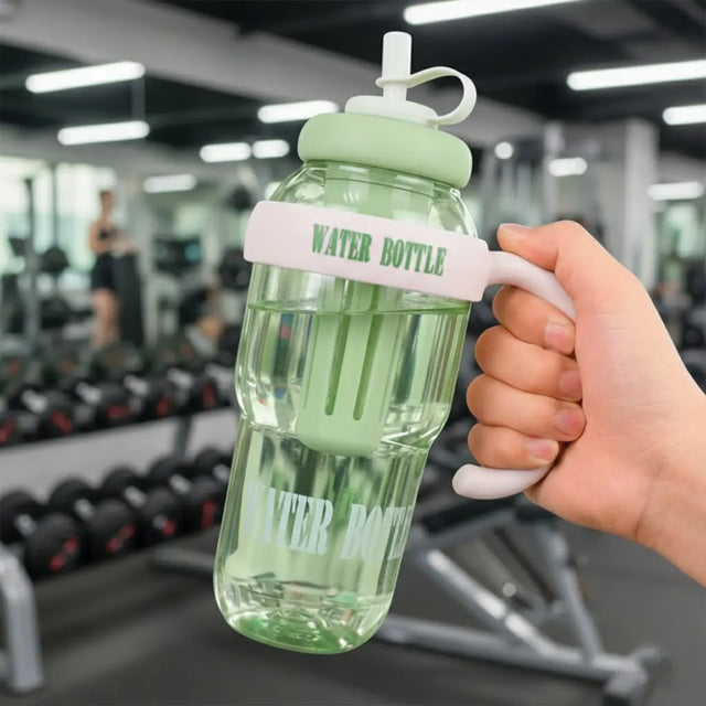 Botella de Agua, Color Verde, 1.3 L