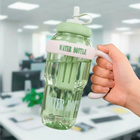 Botella de Agua, Color Verde, 1.3 L