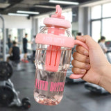 Botella de Agua, Color Rosa, 1.3 L