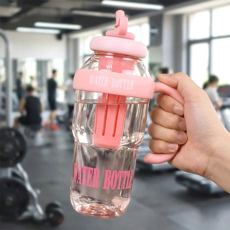 Botella de Agua, Color Rosa, 1.3 L