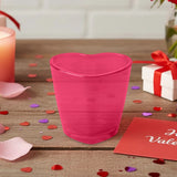 Vasos Shot, Corazón, Color Rosa