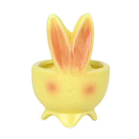 Mini Conejito, Cerámica, Color Amarillo