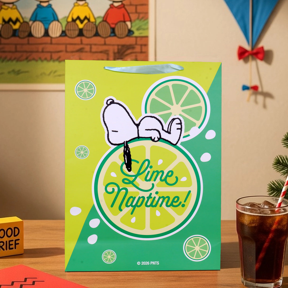 Bolsa de Regalo, Lime Naptime!, Snoopy