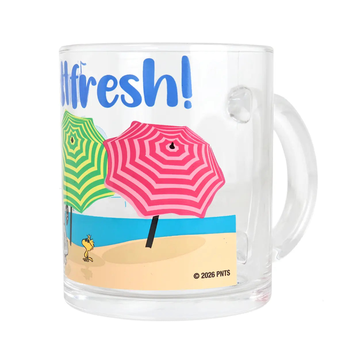 Taza, Playa, Snoopy, 345 ml