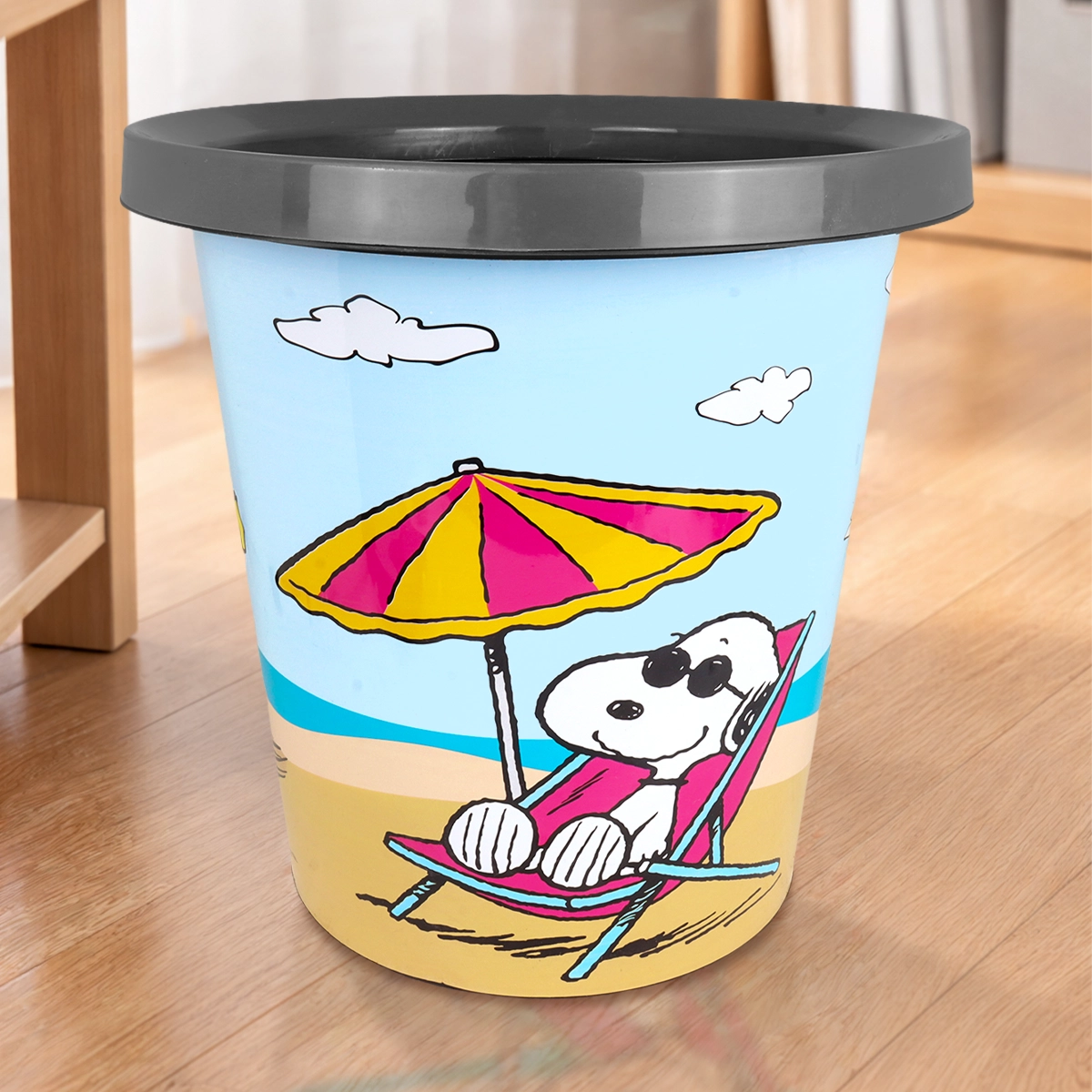 Bote de Basura, Peanuts, Diseño Playa