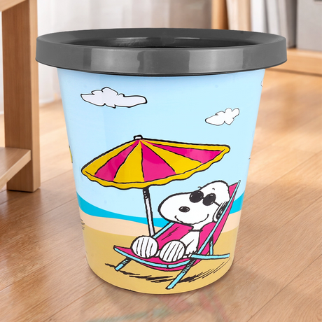Bote de Basura, Peanuts, Diseño Playa