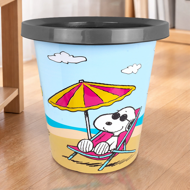 Bote de Basura, Peanuts, Diseño Playa