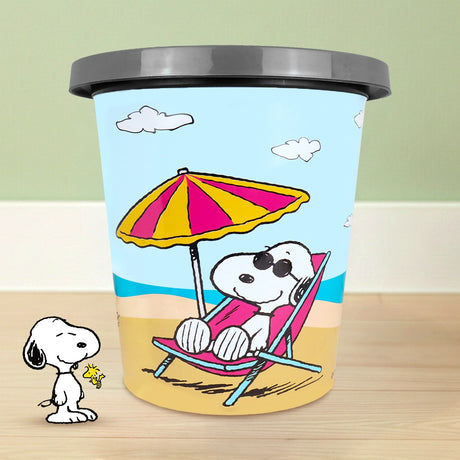 Bote de Basura, Peanuts, DiseÃ±o Playa
