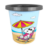 Bote de Basura, Peanuts, DiseÃ±o Playa