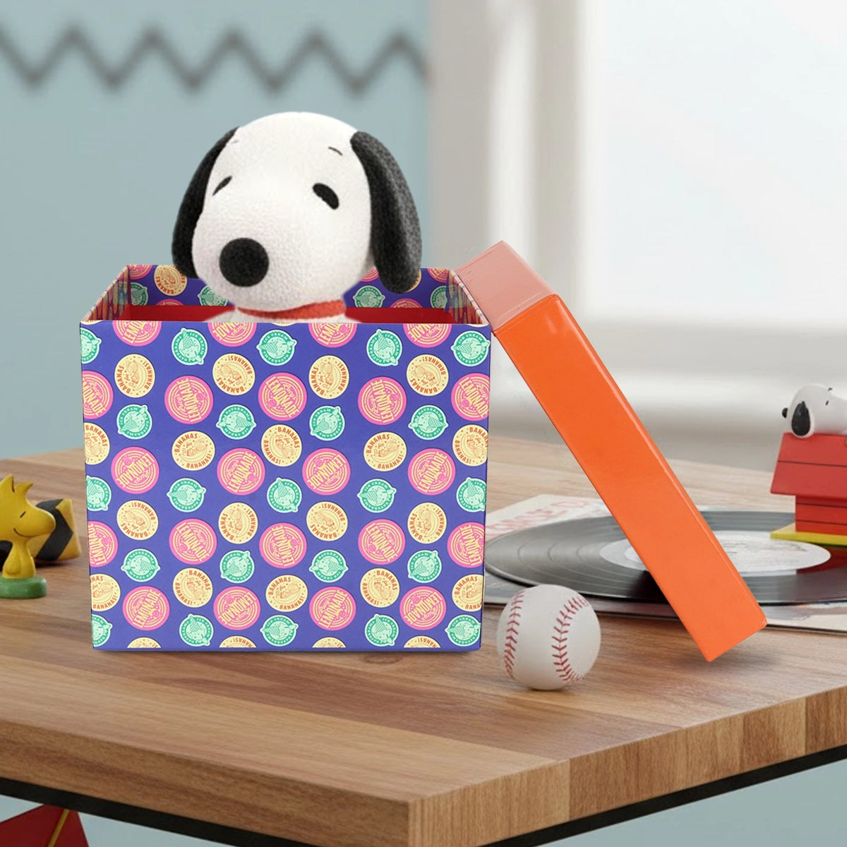 Caja de Regalo, Snoopy, Color Naranja