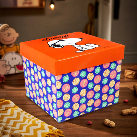 Caja de Regalo, Snoopy, Color Naranja