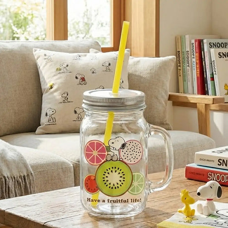 Tarro de Cristal, Snoopy, DiseÃ±o Frutas